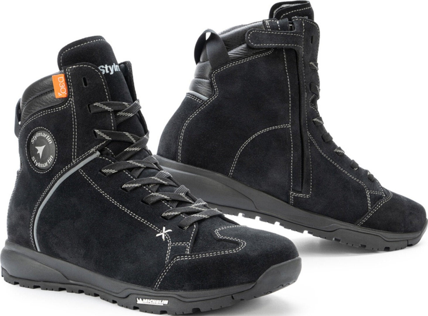 Stylmartin Zed wasserdichte Motorrad Schuhe ZED-WP-BLACK-48