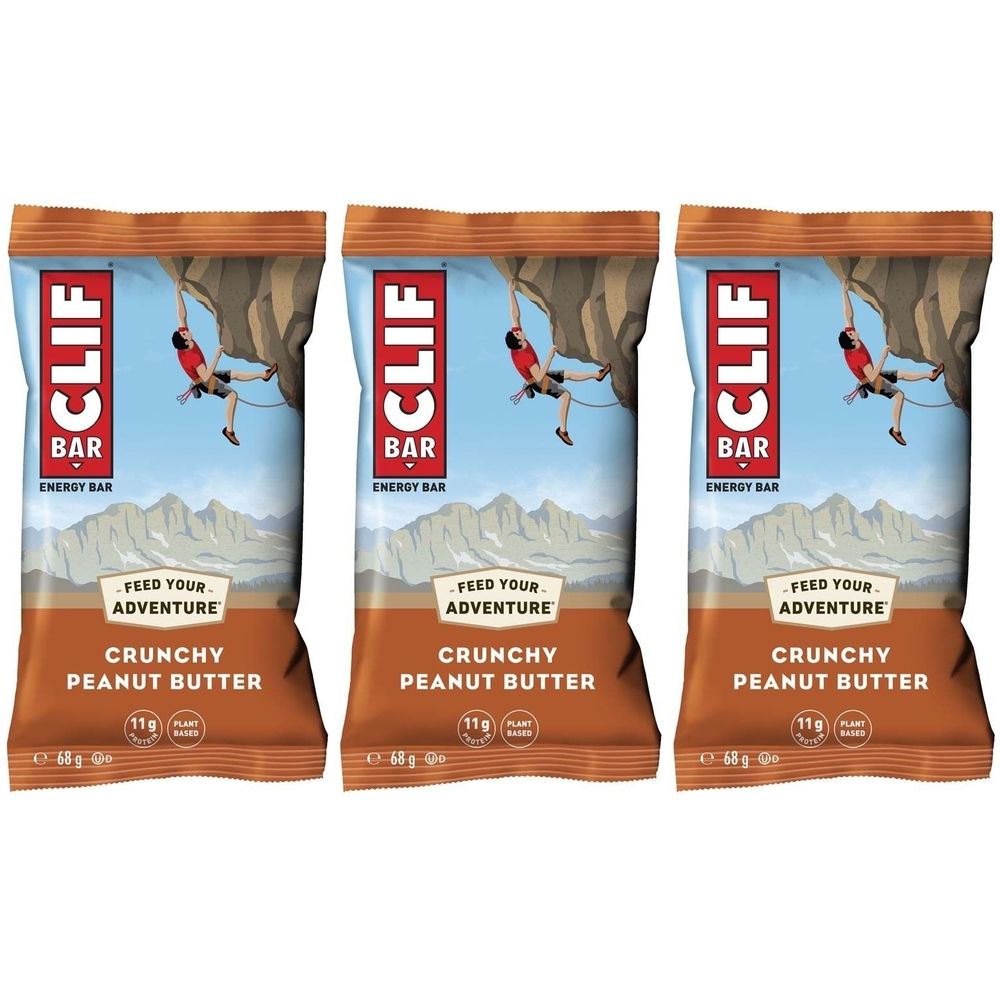 Clif Bar Crunchy Peanut Butter x3 3x68 g Set