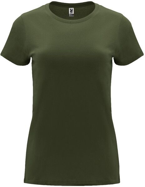 T-shirt ajusté à personnaliser taille fuselée Capri M VERT AVENTURE