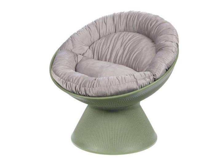 Fauteuil en polypropylène et tissu Athos - Amadeus