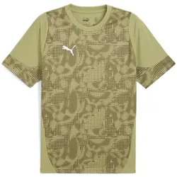 PUMA teamCUP Trainingsshirt Herren 40 - calming green/puma silver/puma olive L