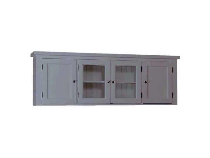 Küchen-Hängeschrank Landhausstil dunkelgrau