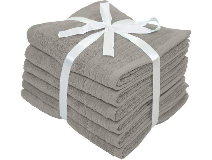 Handtücher OTTO HOME Sanremo Premium, Premium Handtücher, 600 gr/m², 50x100cm , grau, B:50cm L:100cm, Frottier, Frottier, Handtücher, Handtücher, mit Bordüre, flauschig & weich, dicke Qualität, 5 Jahre Garantie