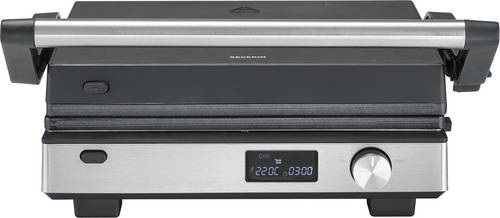 Severin 2380 Kontaktgrill Schwarz, Silber