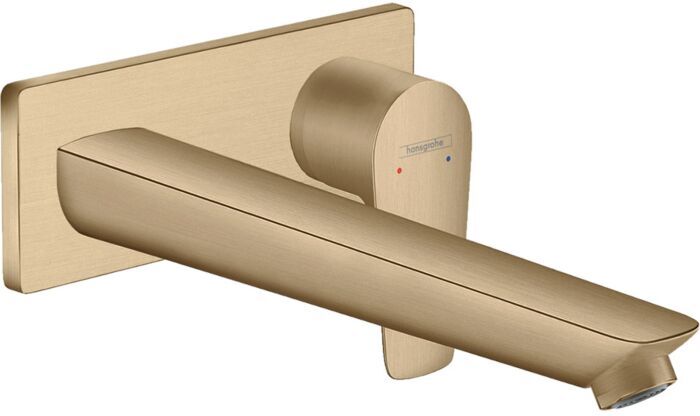 Hansgrohe Talis E Fertigmontageset 71734140 Unterputz-Waschtischeinhebelmischer, brushed bronze, Auslauf 225 mm