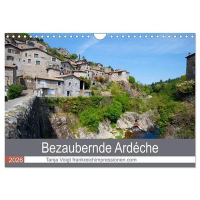Bezaubernde Ardèche (Wandkalender 2026 DIN A4 quer), CALVENDO Monatskalender