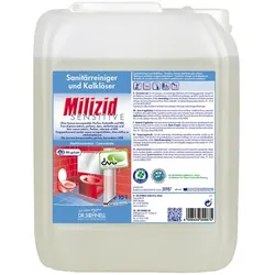 Dr. Schnell MILIZID SENSITIVE 10 L Sanitärreiniger Sanitärreiniger und Kalklöser für den Profi, parfümfrei