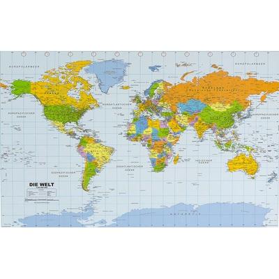 Politische Weltkarte in deutsch als Poster, ca. 90x61cm, Sonstige von , INTERKART Landkarten & Globen, 978-3-943119-57-2