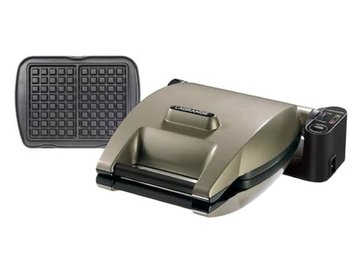 Waffeleisen 019122, Metallisch Taupe