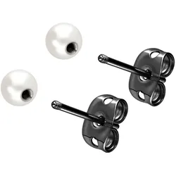 Titan Ohrstecker ECHTE FRISCHWASSERPERLE