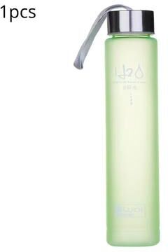Inspired Finds Frosted Sports Water Bottle With Rope Handle Leakproof, Stylish, And Reusable Drinking Cup frosted Green 280ml