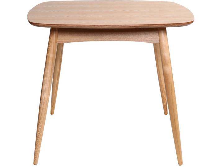 Table à manger scandinave carrée frêne naturel L90 cm BALTIK