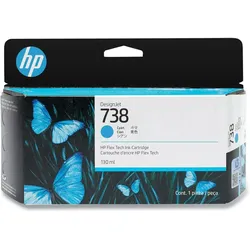 HP Original Druckerpatrone 738 - cyan 130ml (498N5A)
