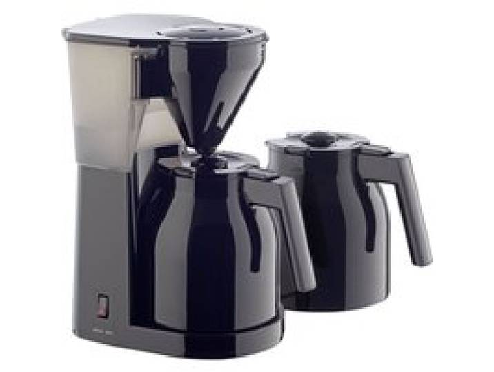 Melitta Cafetière à Filtre Easy Therm II Verseuse Isotherme et Seconde Verseuse Noir