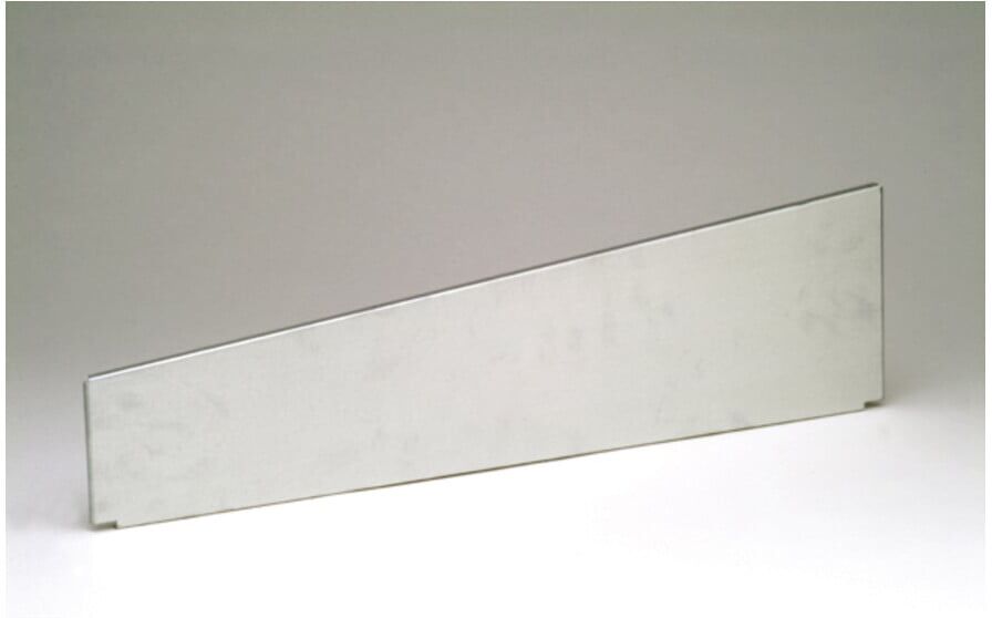 Regalwerk BERT-Schütten-Abtrenner/Abteilung RECHTS für 600mm tiefes Regalfeld Stahlblech (B3-30215-E)