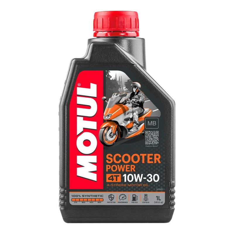 Huile moteur 4T Motul Scooter Power 4T 10W30 MB 1L