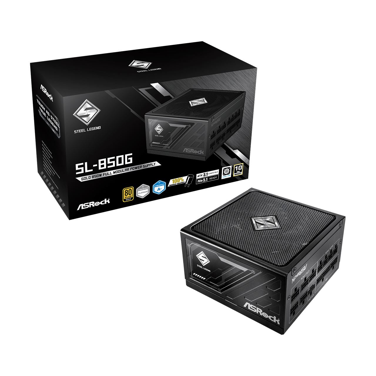 850 Watt ASRock Steel Legend SL-850G Modular 80+ Gold