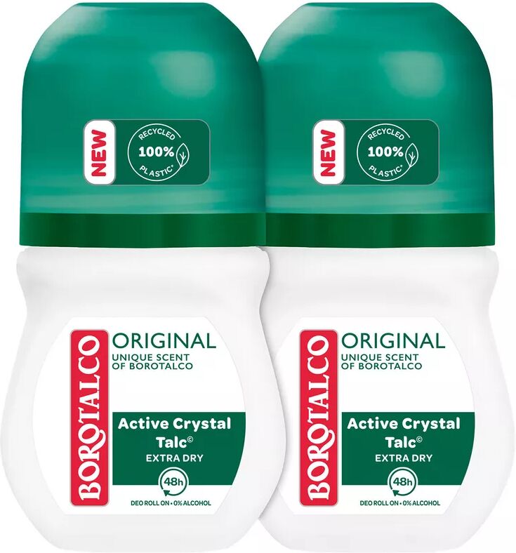 Borotalco - Deo Roll On Original Duo, 2x50 ml