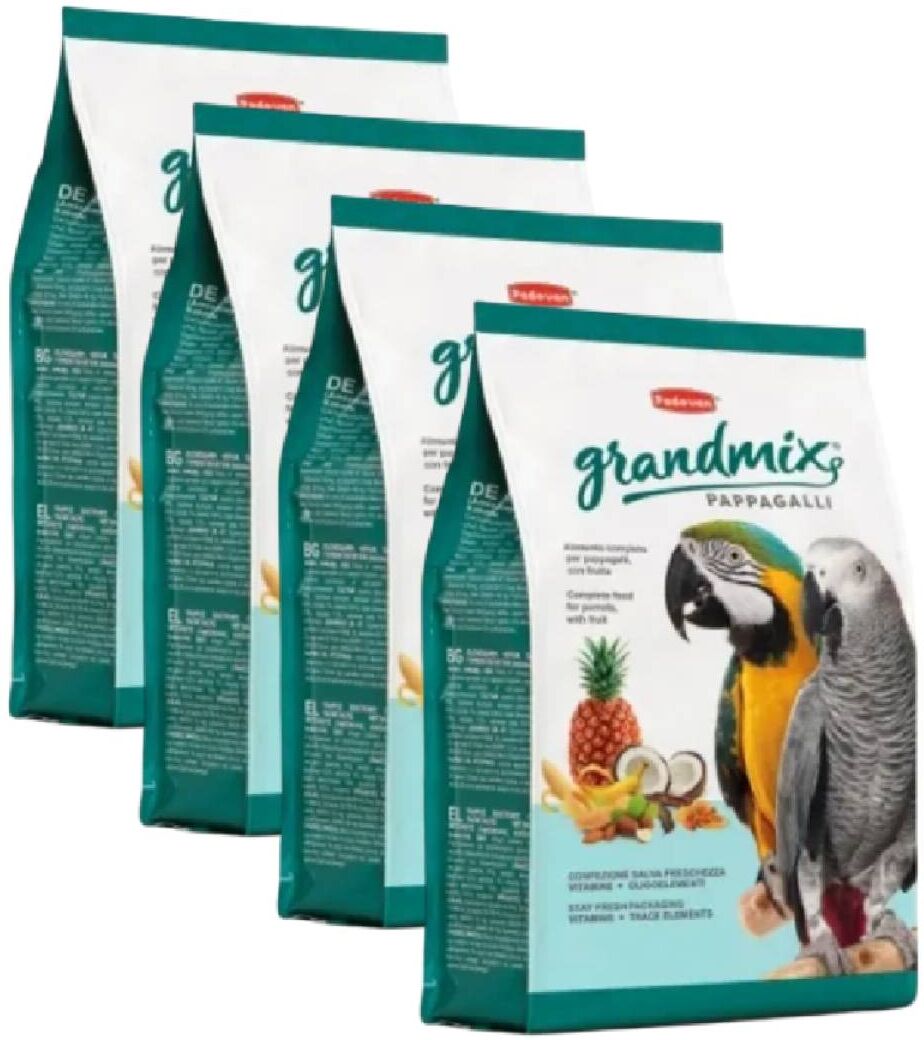 Padovan Grandmix Pappagalli KIT RISPARMIO 4X2KG