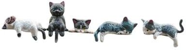Uplift Treasures Mini Cat Figurine Desk Decor style G