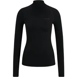 FALKE Damen Langarmshirt Warm, Größe L in Schwarz Schwarz