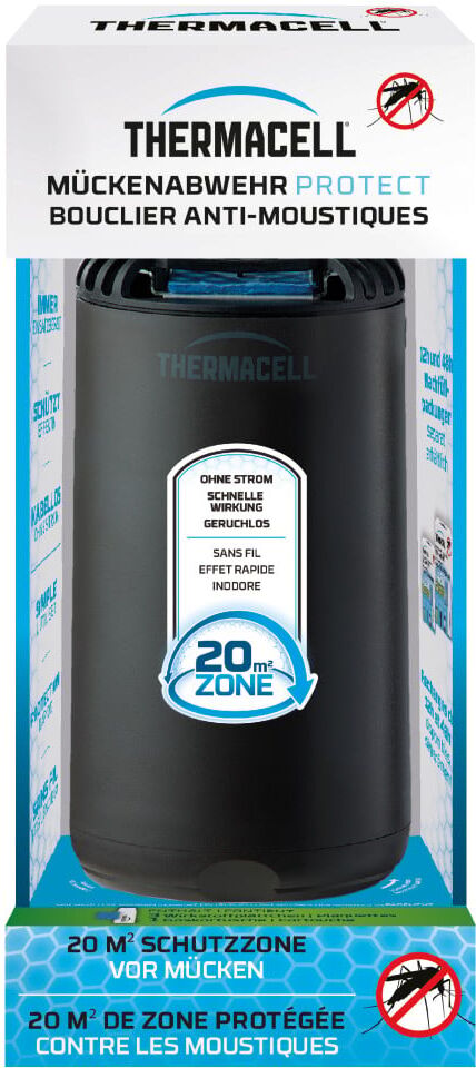 Thermacell Mückenabwehr-Verdampfer Protect matt-schwarz inkl. Wirkstoff 1 Stück