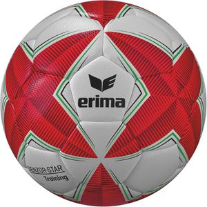 Erima Fußball Senzor-Star Training 2.0, 7192503, Größe 3, 290 Gramm, weiß/rot, Trainingsball