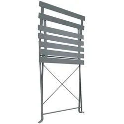 vidaXL 3-tlg. Bistro-Set Stahl CC : Farbe - Grau