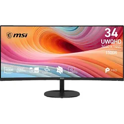 MSI PRO MP341CQDE E12 34 Zoll UWQHD Monitor 4 ms Reaktionszeit 120 Hz