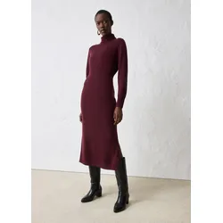 bonprix Strickkleid aus Merinowolle, rot, Gr.52/54 (XXL), tailliertes Rollkragenkleid aus reiner Merinowolle in Premium Qualität, aus Merino