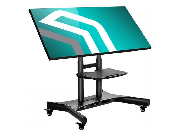 ONKRON TV-Ständer ONKRON 50 -83 , 70 kg max, VESA 800x500, TS1380-B, (bis 83,00 Zoll, TV Ständer neigbar, TV Ständer neigbar, neigbar 0° ~ +90)