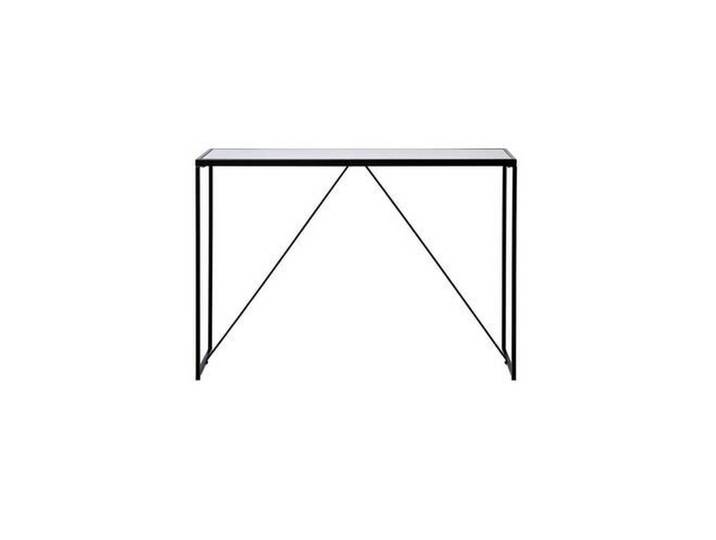 Livetastic Konsolentisch, Schwarz, Weiß, Metall, Metalloptik, 30x76x111 cm, Wohnzimmer, Wohnzimmertische, Konsolentische