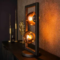 Tischlampe im Industry und Loft Stil Metall