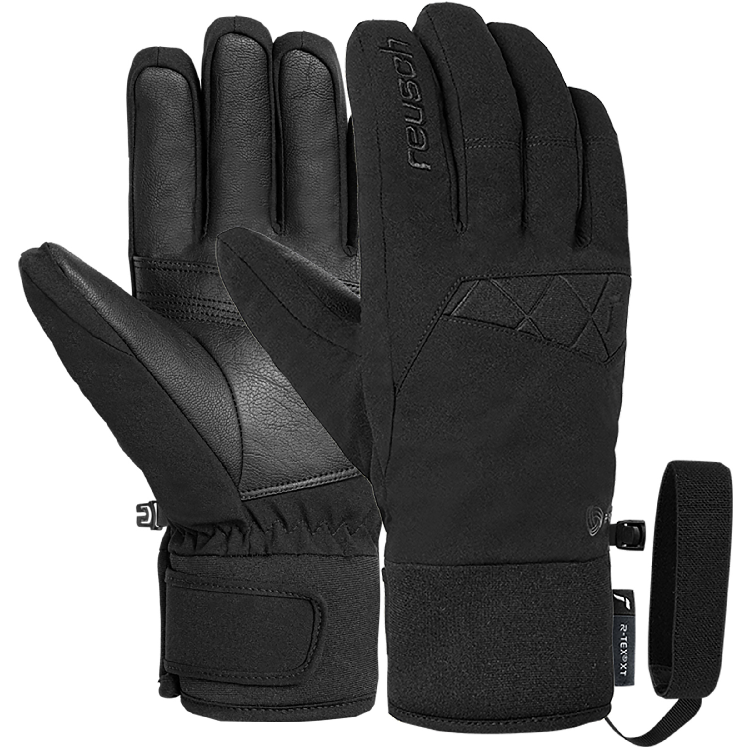 Reusch Malone R-Tex XT Skihandschuhe schwarz Größe 8 Skifahren Winddicht Wasserabweisend