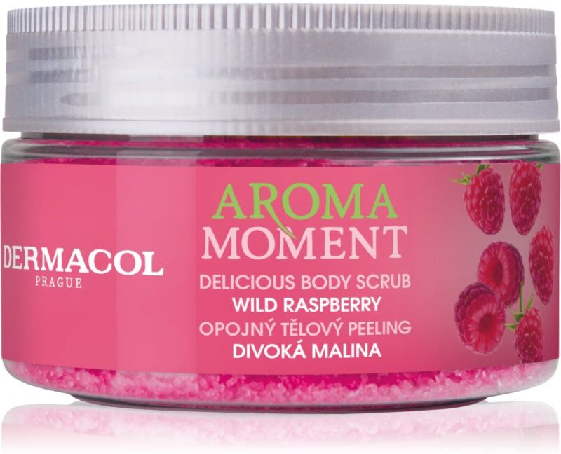 Dermacol Aroma Moment Wild Raspberry sugar body scrub with raspberry aroma 200 g