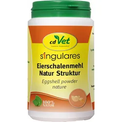 350 g Singulares Eierschalenmehl Natur Struktur