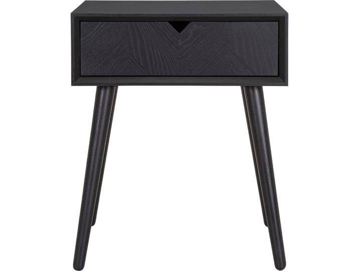 Nachttisch Cara Schwarz Holzwerkstoff B 45 H 55 cm - Nachttisch