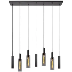 Lucide, Pendelleuchte, REX - Hanglamp - 4xE27 - FumÃ (E27)