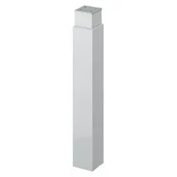 Hubsäule, LegaDrive, 9243046, manuell,Hub 140mm,Aluminium weiß pulverbeschichtet