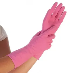 Universal-Handschuh BETTINA, 12 Beutel à 12 Paar, pink, Größe M