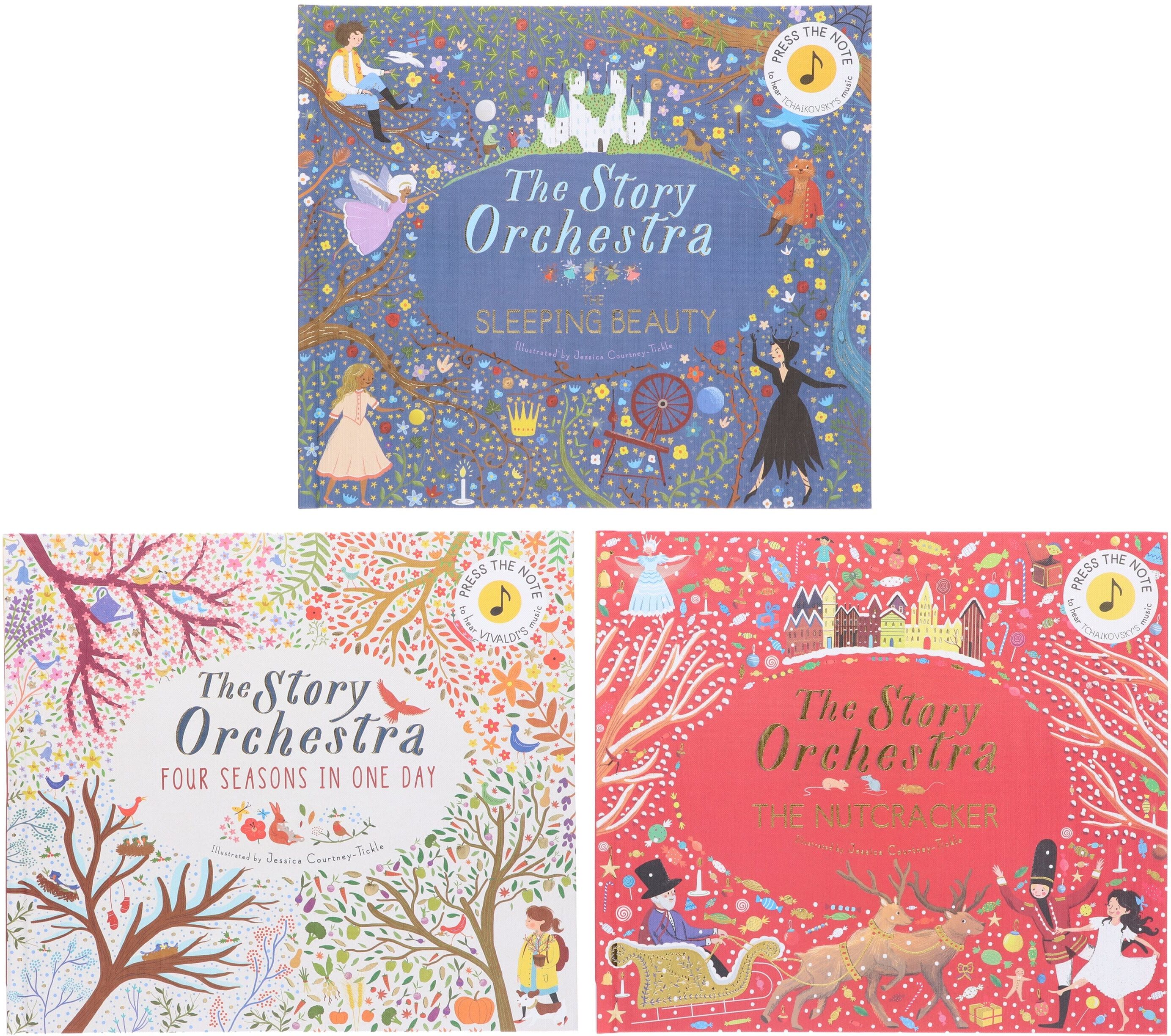The Story Orchestra Series (Set 1) By Jessica Courtney-Tickle 3 Books Collection Set - Age 3+ - Hardback Quarto Publishing Ltd