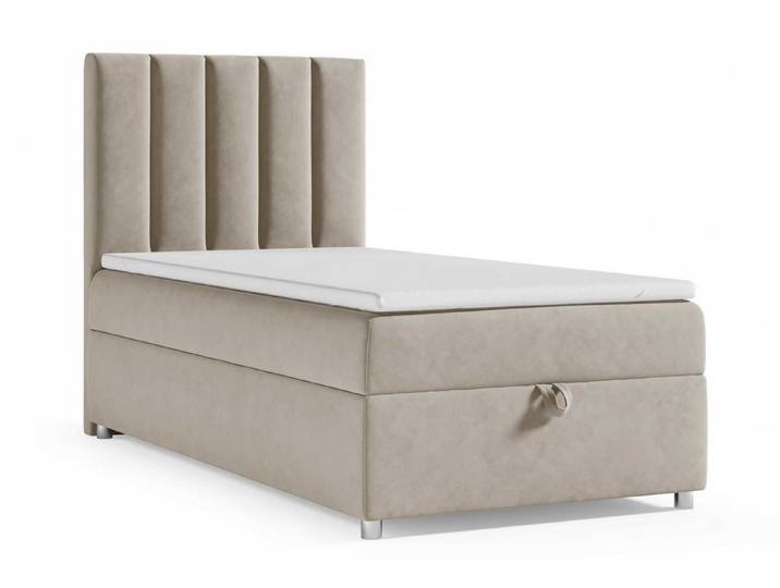 Best for Home Boxspringbett Einzelbett Trinity K-10 mit Stauraum & Komfort Topper (70x200 80x200 90x200 100x200 cm), inkl. Lieferung bis in die Wohnung, TOP Preis-Leistungs-Verhältnis
