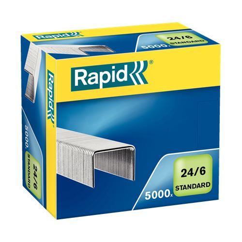 Rapid Heftklammern Standard 24/6 galvanisiert 5000 Stück
