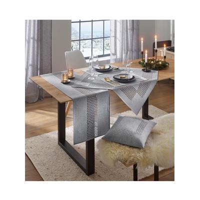 Tischdecke Gr. 2, grau, B:40cm L:140cm, Tischdecken, Tischdecke