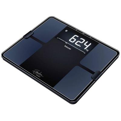 Beurer BF 915 Personenwaage 76007 digital Wägebereich (max.)=200kg Schwarz Mit Bluetooth