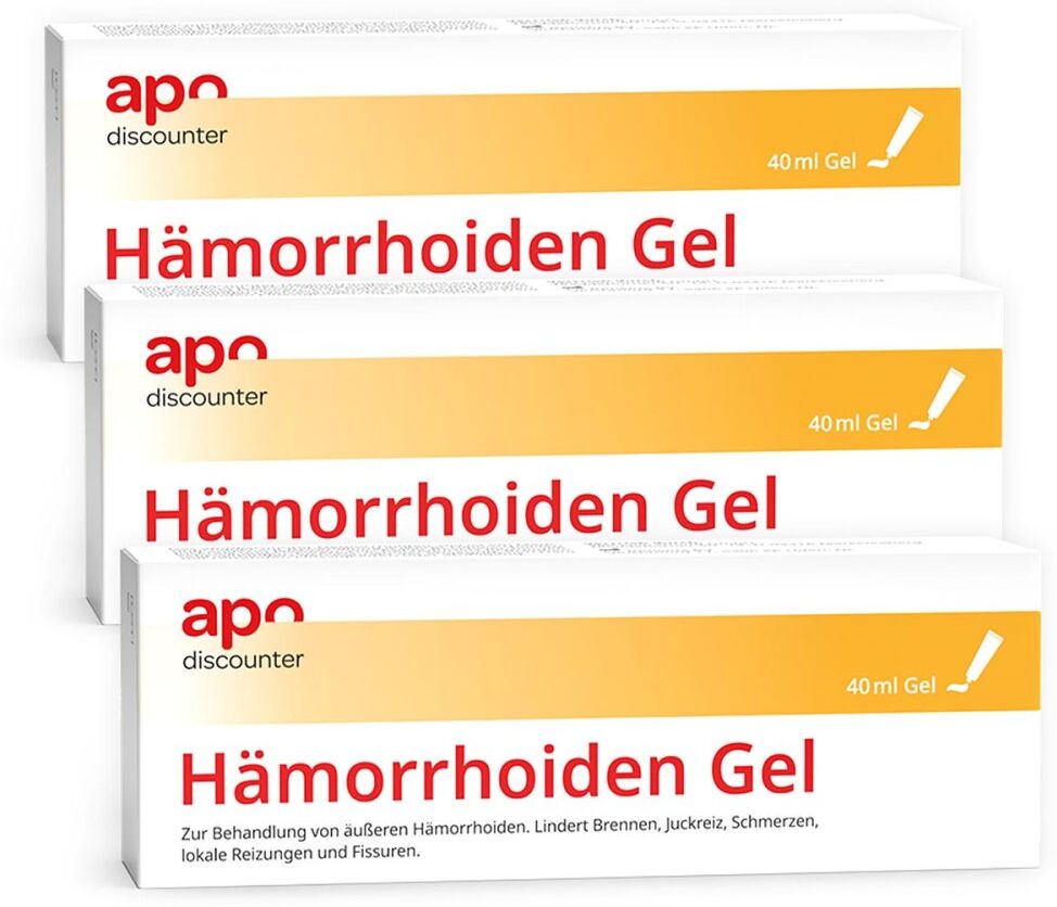 Hämorrhoiden Gel von apodiscounter 3x40ml