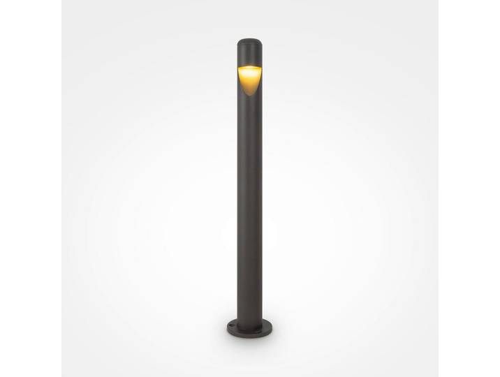 Maytoni Aussenstehleuchte, Graphitfarben, Metall, 60 cm, CE, gleichmäßige Lichtverteilung, Lampen & Leuchten, Außenbeleuchtung, Außenleuchten