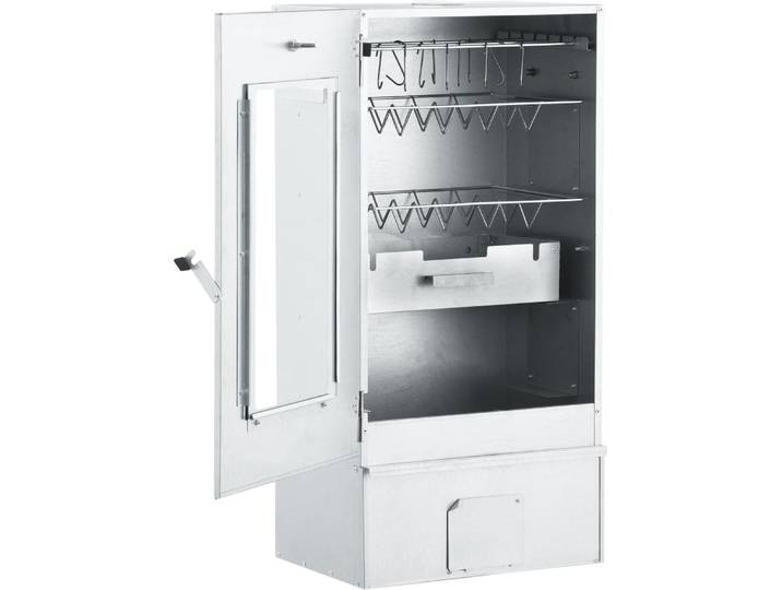 vidaXL Räucherofen mit Kaltrauchgenerator Verzinkter Stahl