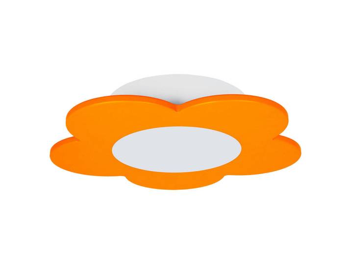 Kinderdeckenleuchte Fiore, Orange, Kunststoff, Blume, 165 mm, 20 cm, Lampen & Leuchten, Innenbeleuchtung, Kinderzimmerlampen, Kinderdeckenleuchten