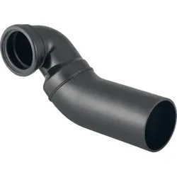 Geberit PE Wand-WC-Bogen 90 Gr links DN100/90 für waagrechte Montage 367913161